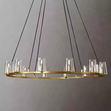 KL Pauilier Round Chandelier 48"