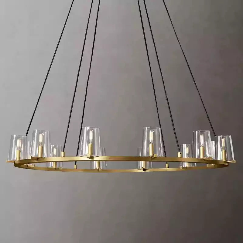 KL Pauilier Round Chandelier 48"