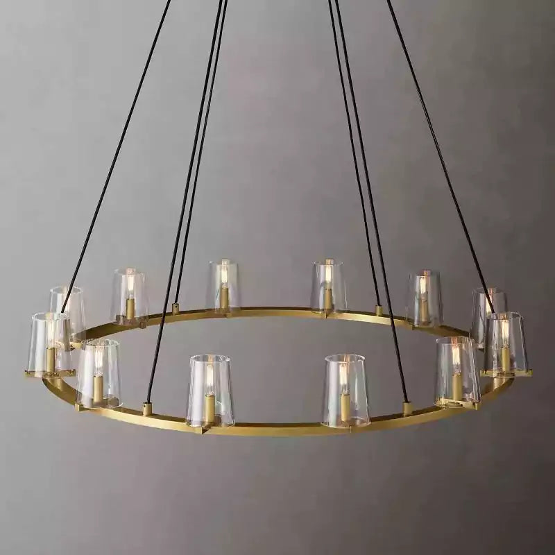 KL Pauilier Round Chandelier 48"