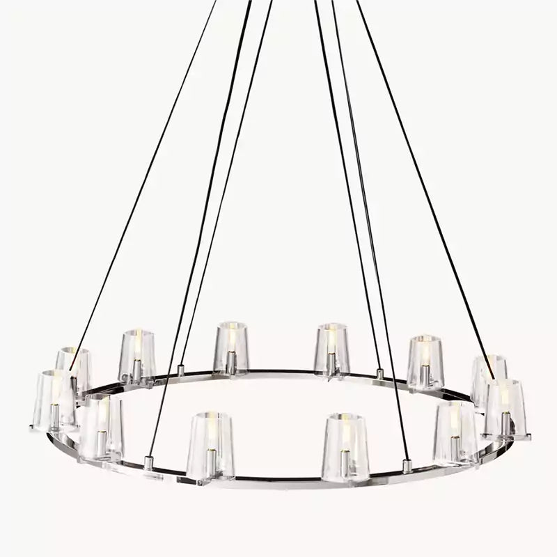 KL Pauilier Round Chandelier 48"