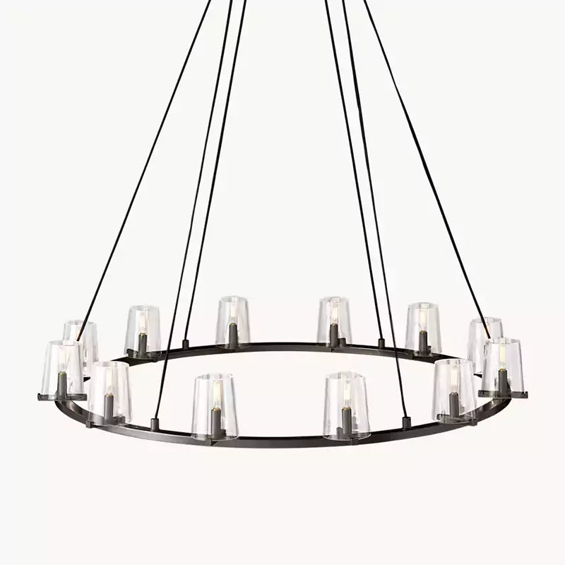 KL Pauilier Round Chandelier 48"