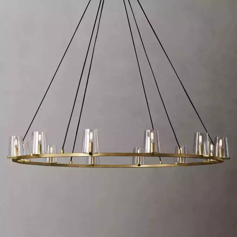 KL Pauilier Round Chandelier 60"
