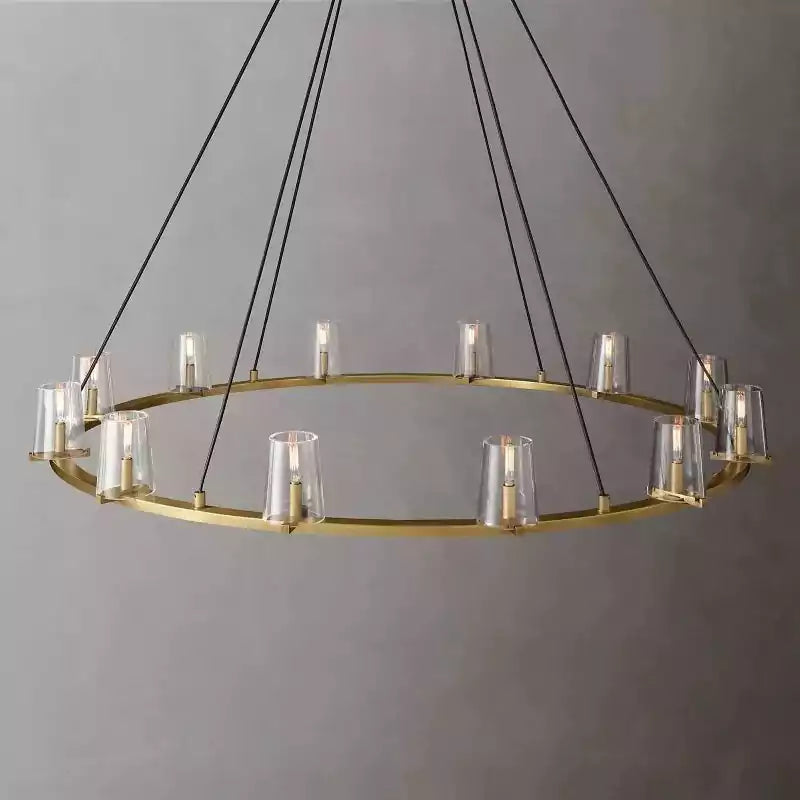 KL Pauilier Round Chandelier 60"