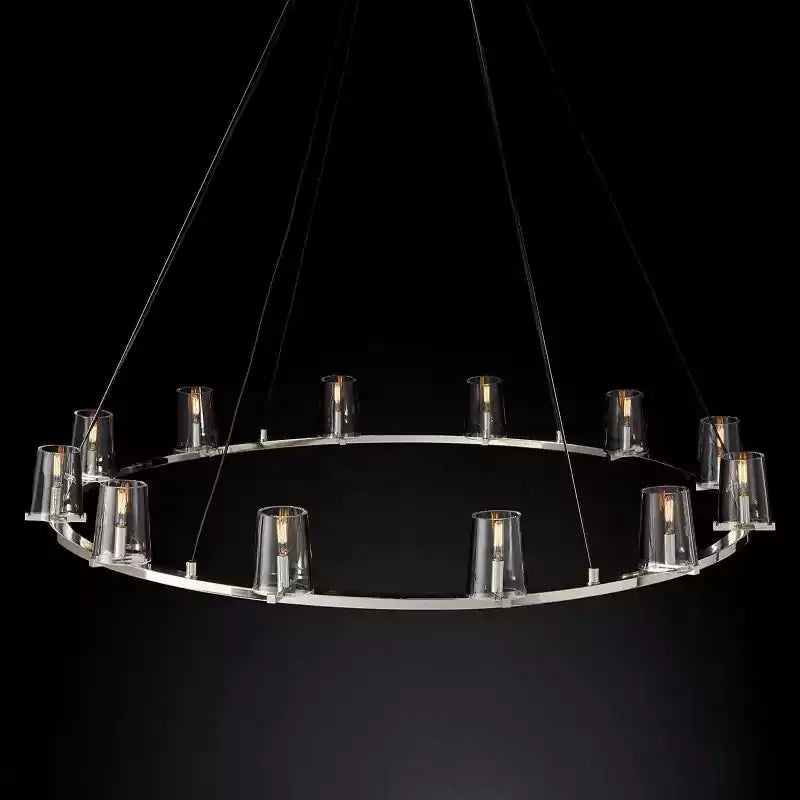 KL Pauilier Round Chandelier 60"