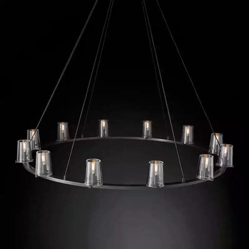 KL Pauilier Round Chandelier 60"