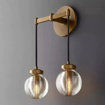 KL Pearls Drops Double Wall Sconce