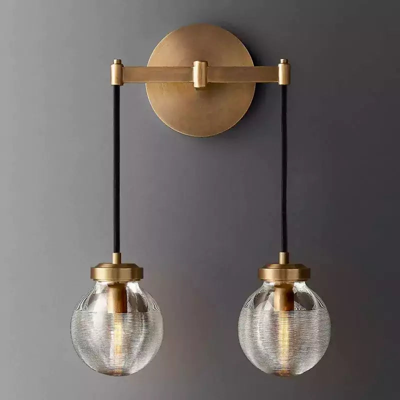 KL Pearls Drops Double Wall Sconce