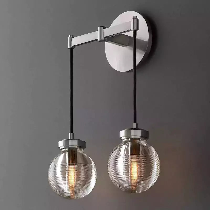 KL Pearls Drops Double Wall Sconce