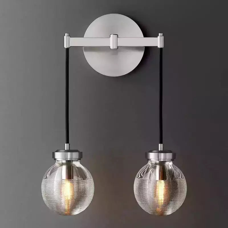 KL Pearls Drops Double Wall Sconce