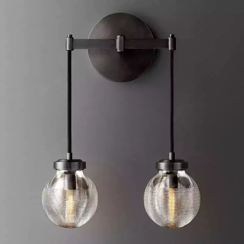 KL Pearls Drops Double Wall Sconce