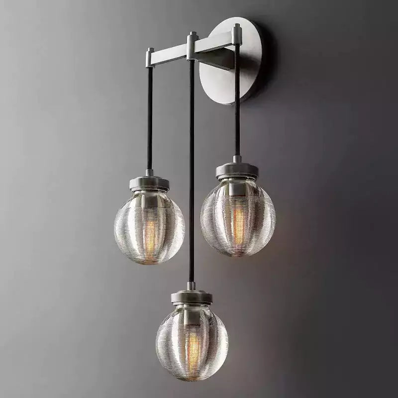 KL Pearls Drops Triple Wall Sconce
