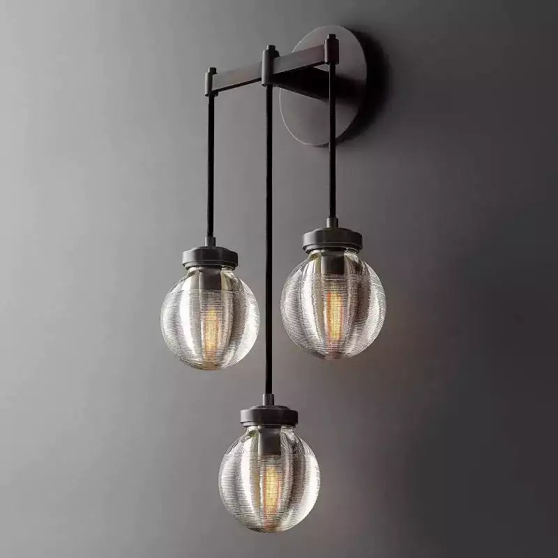 KL Pearls Drops Triple Wall Sconce