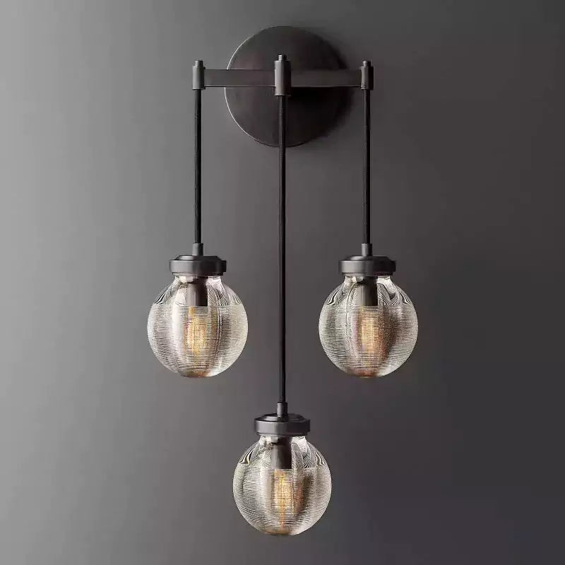 KL Pearls Drops Triple Wall Sconce