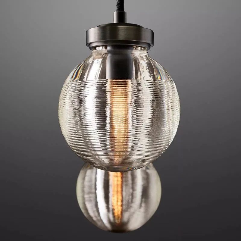 KL Pearls Spherical Rectangular Chandelier 36"