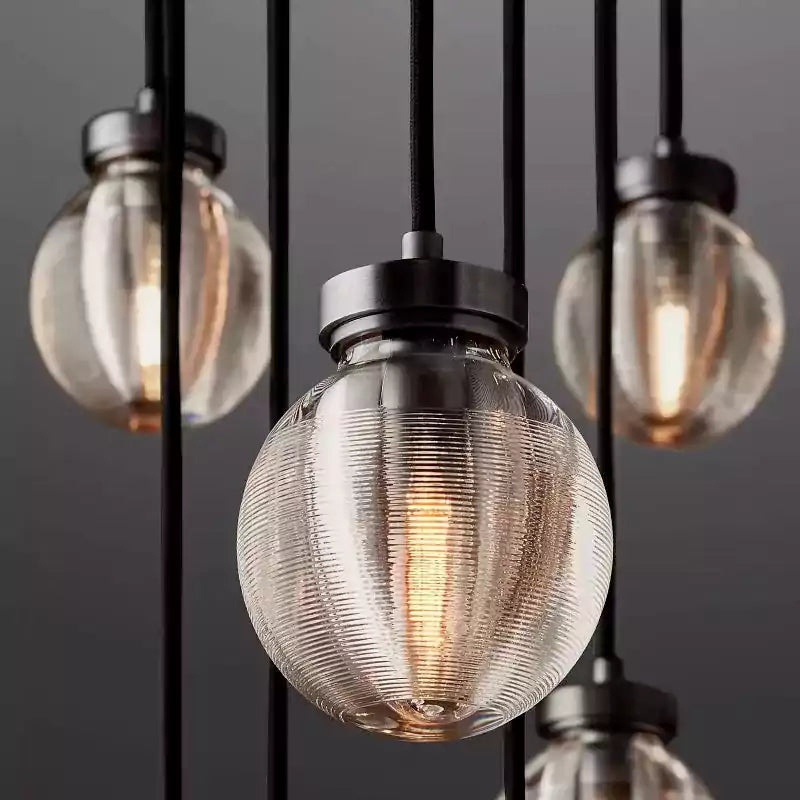KL Pearls Spherical Round Chandelier 60"
