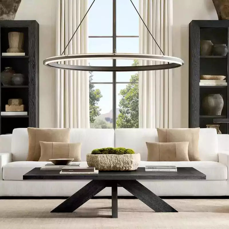 KL Peral Round Chandelier 48"