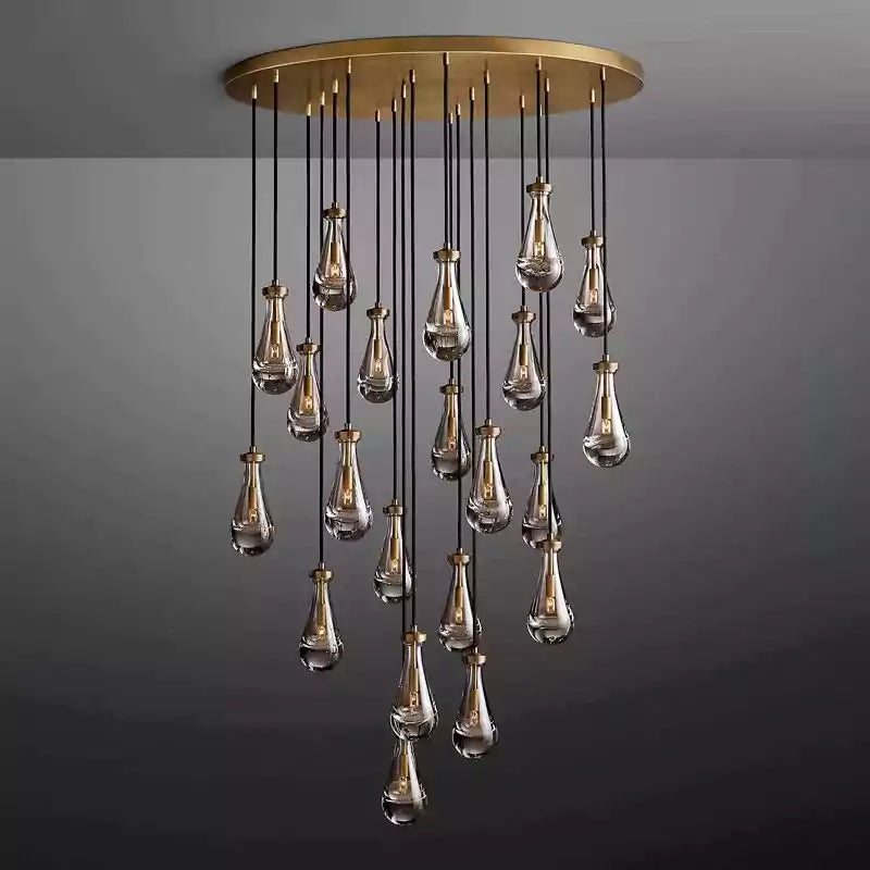 Raindrop Round Chandelier