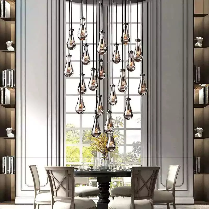 Raindrop Round Chandelier