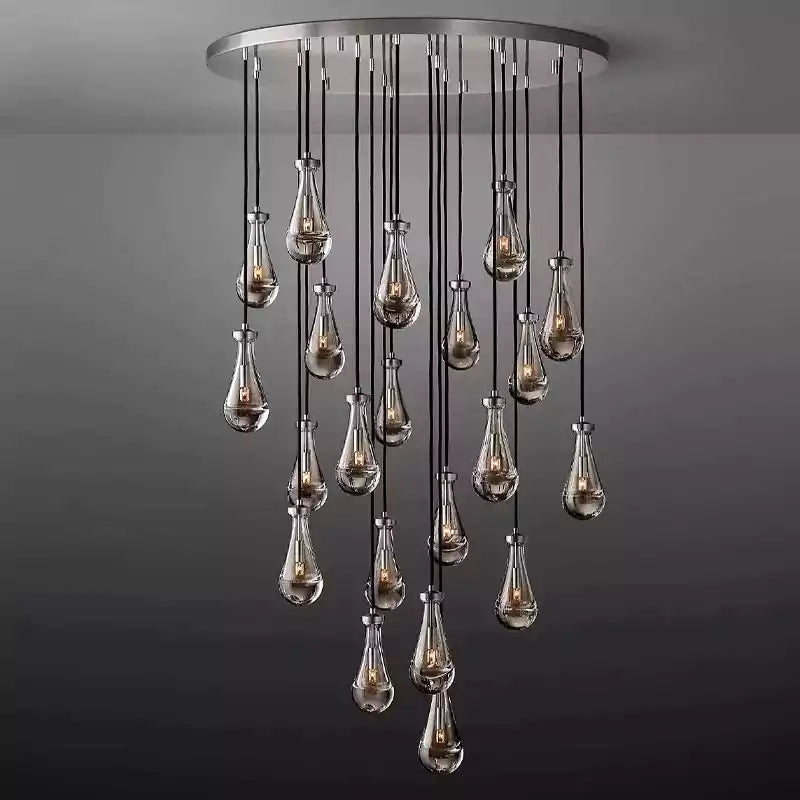 Raindrop Round Chandelier