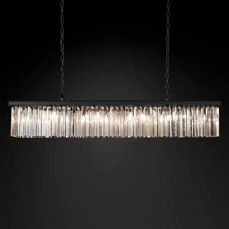 KL Rhysa Rectangular Chandelier 49"