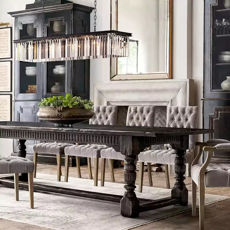KL Rhysa Rectangular Chandelier 49"