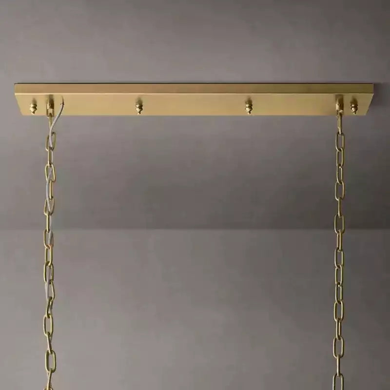 KL Rhysa Rectangular Chandelier 49"