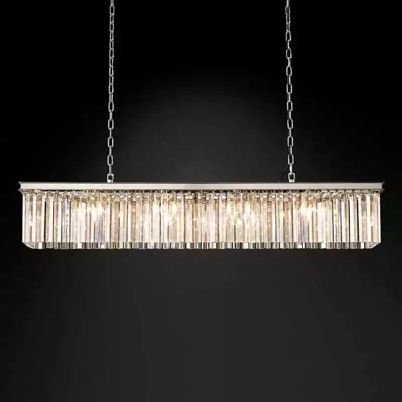 KL Rhysa Rectangular Chandelier 60"