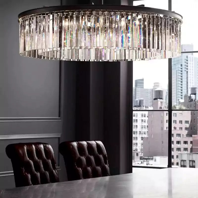 KL Rhysa Round Chandelier 32"