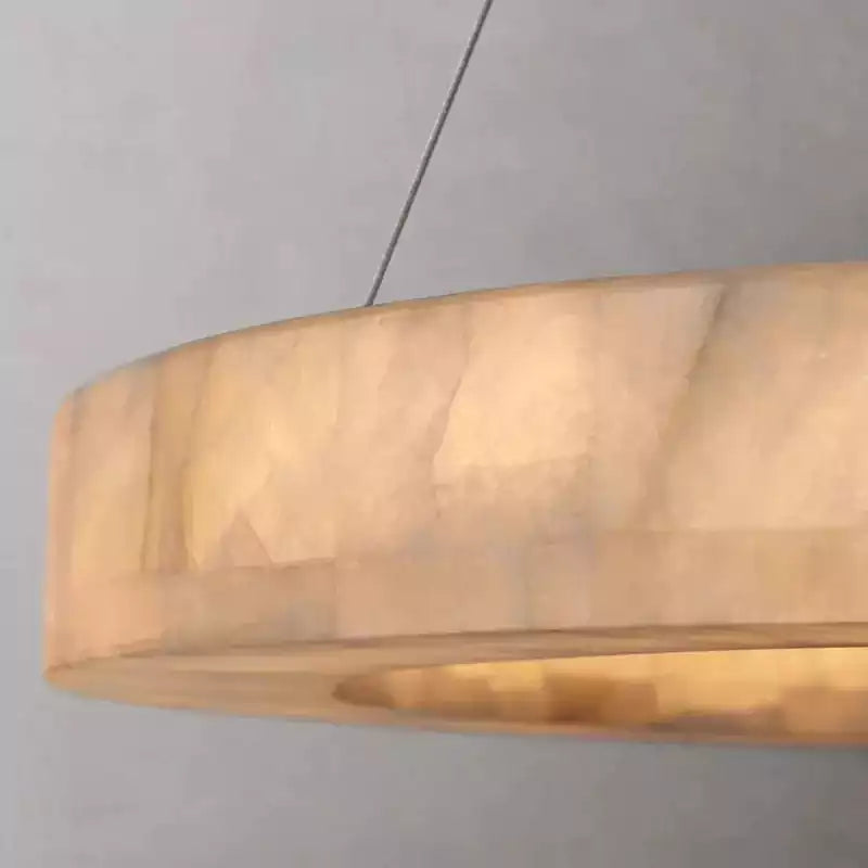 KL Rivaga Alabaster Round Chandelier 60"