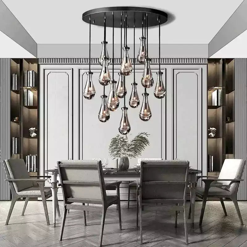 Raindrop Round Chandelier