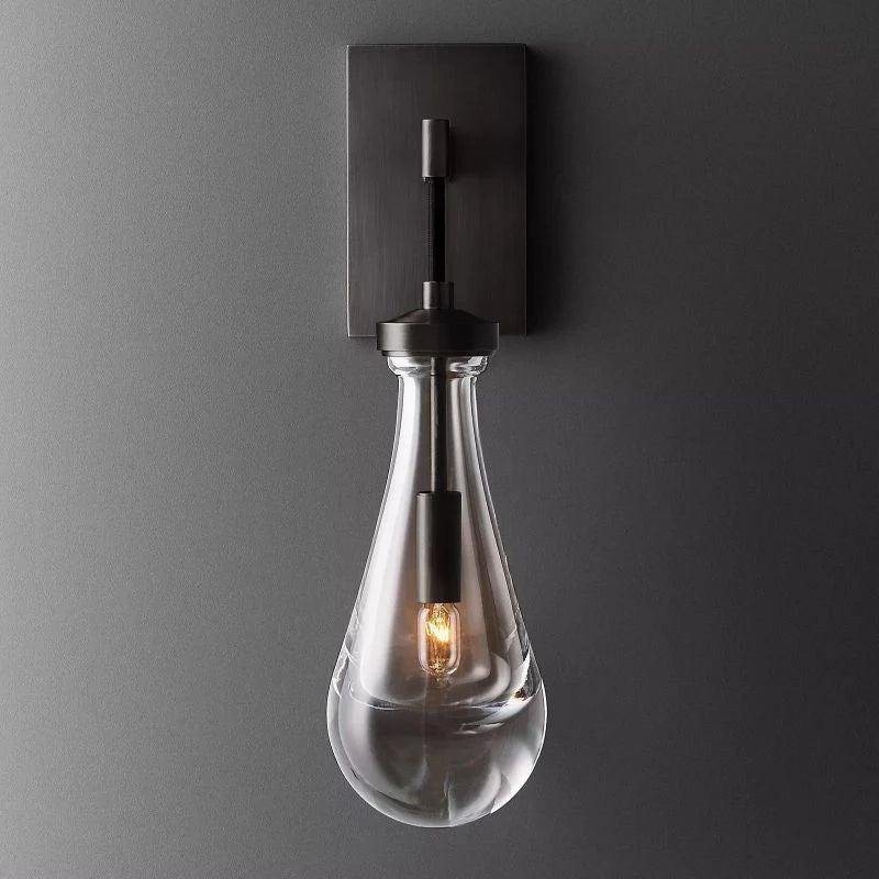 Raindrop Outdoor Wall Sconce