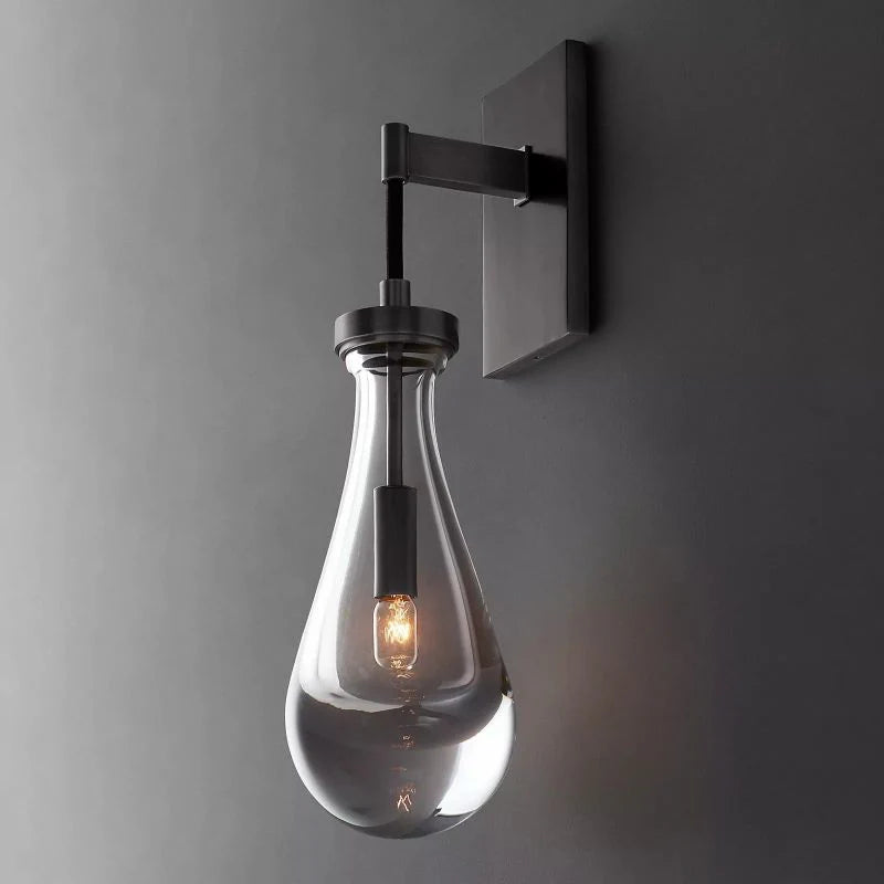 Raindrop Outdoor Wall Sconce