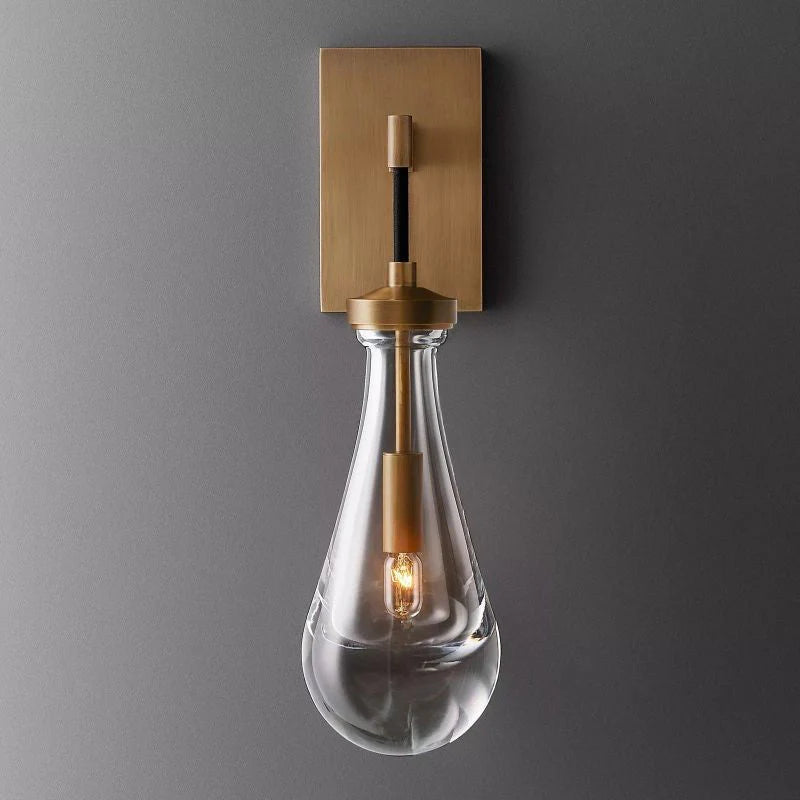 Raindrop Outdoor Wall Sconce