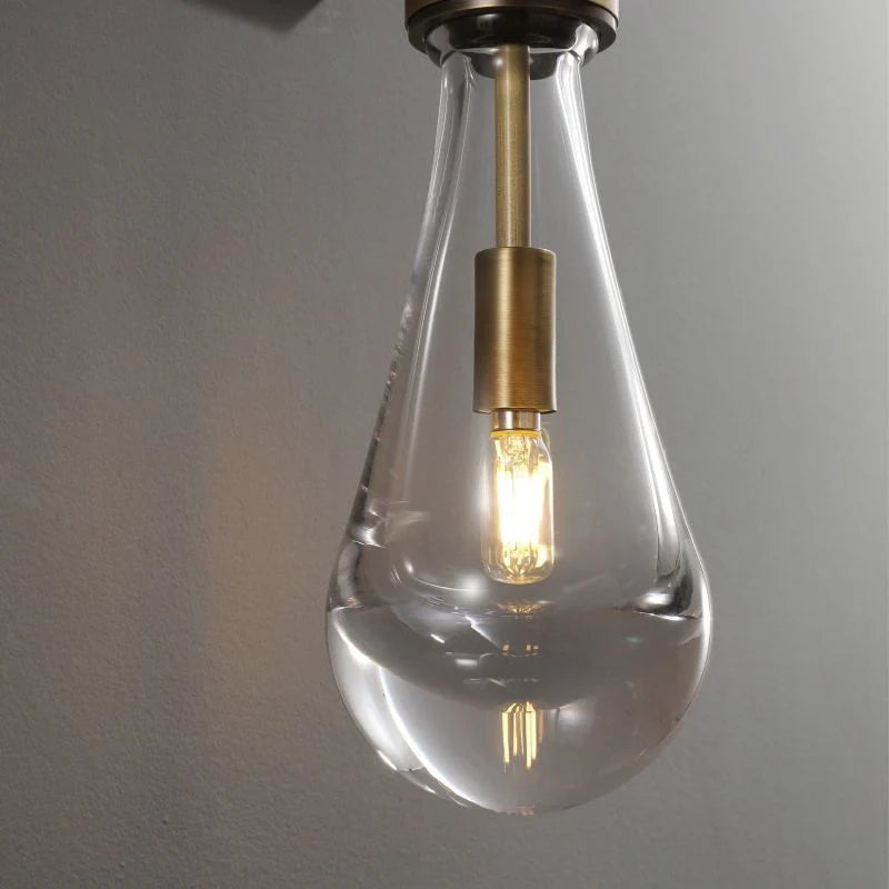 Raindrop Outdoor Wall Sconce