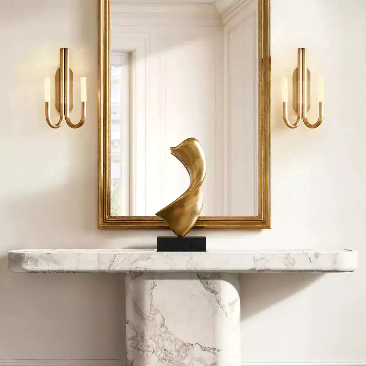 KL Rousseaux Double Wall Sconce