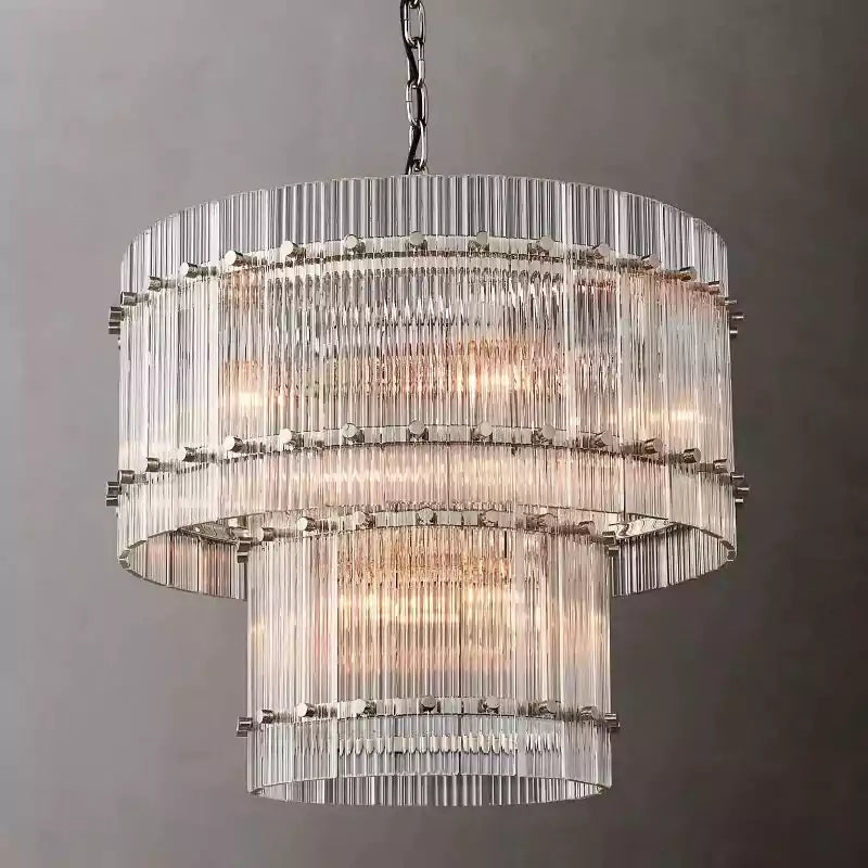KL San Marcol Two Tier Round Chandelier 22"