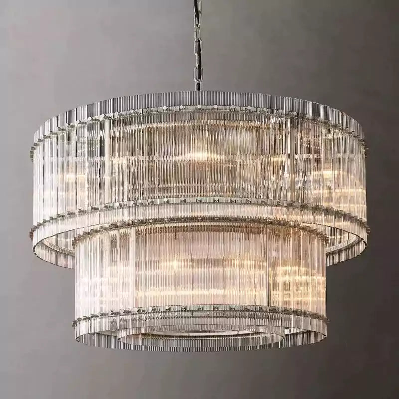 KL San Marcol Two Tier Round Chandelier 48"