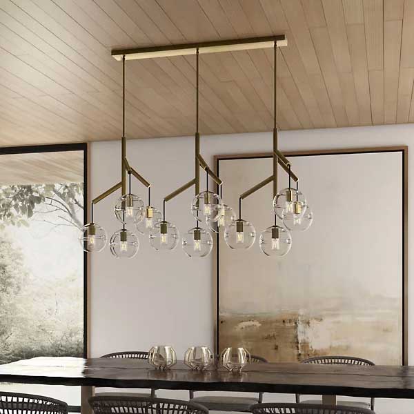 KL Sedonar Triple Chandelier