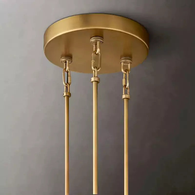 KL Sirena Clear Glass Round Chandelier 52"