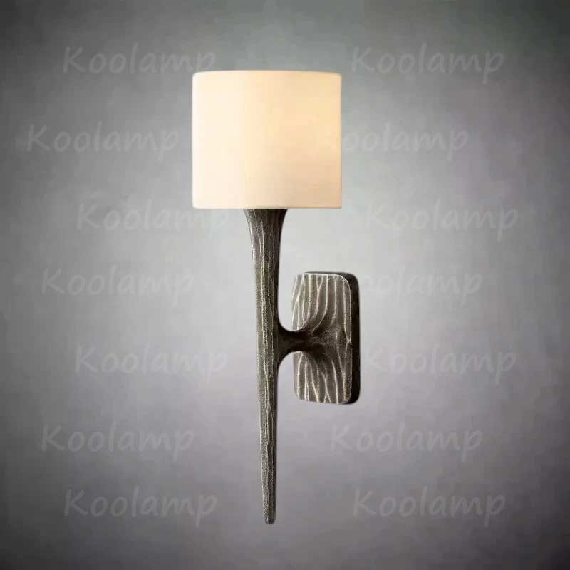 Thad Forged Shaded Wall Sconce