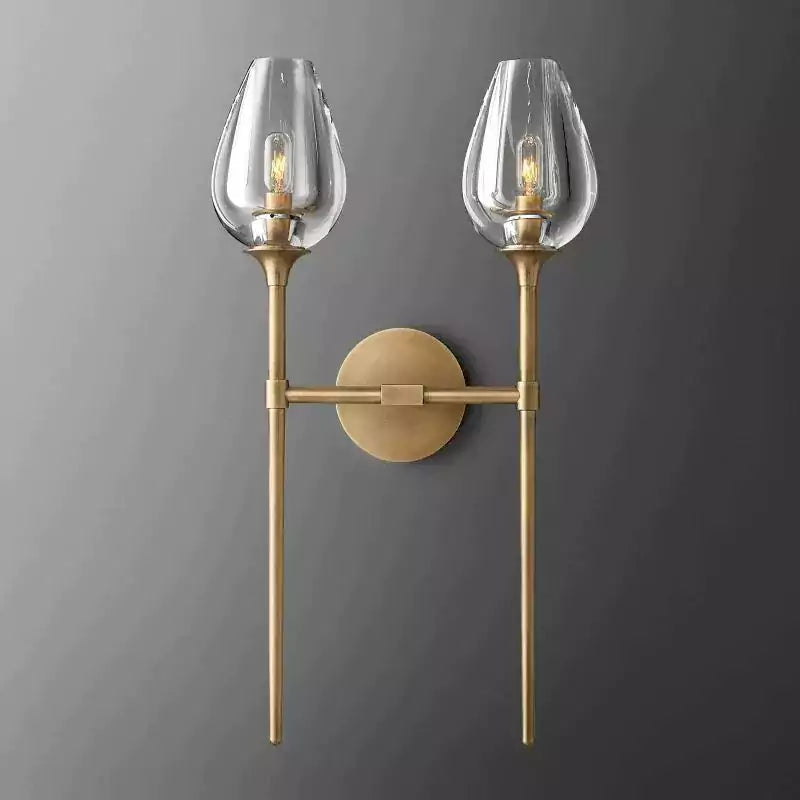 KL Tulipe Double Wall Sconce