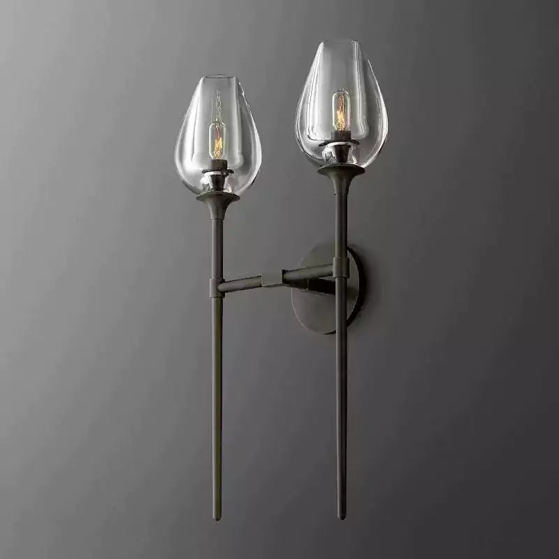 KL Tulipe Double Wall Sconce