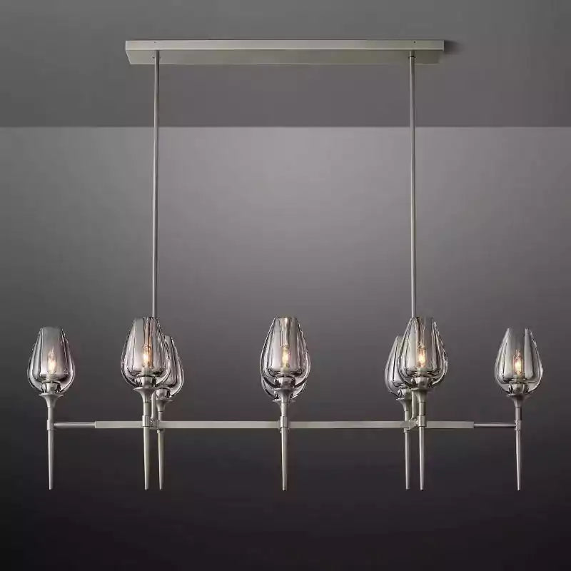 KL Tulipe Linear Chandelier 52"