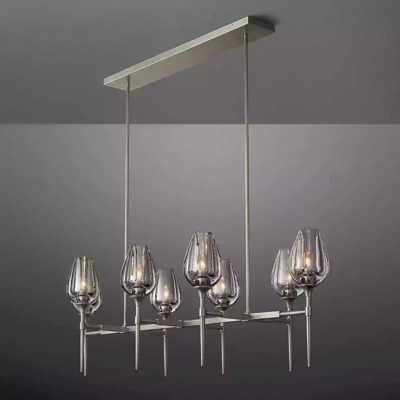 KL Tulipe Linear Chandelier 52"