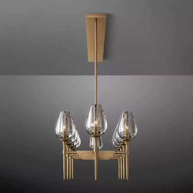KL Tulipe Linear Chandelier 65"
