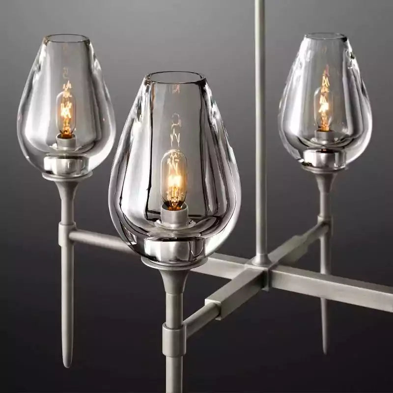 KL Tulipe Linear Chandelier 52"