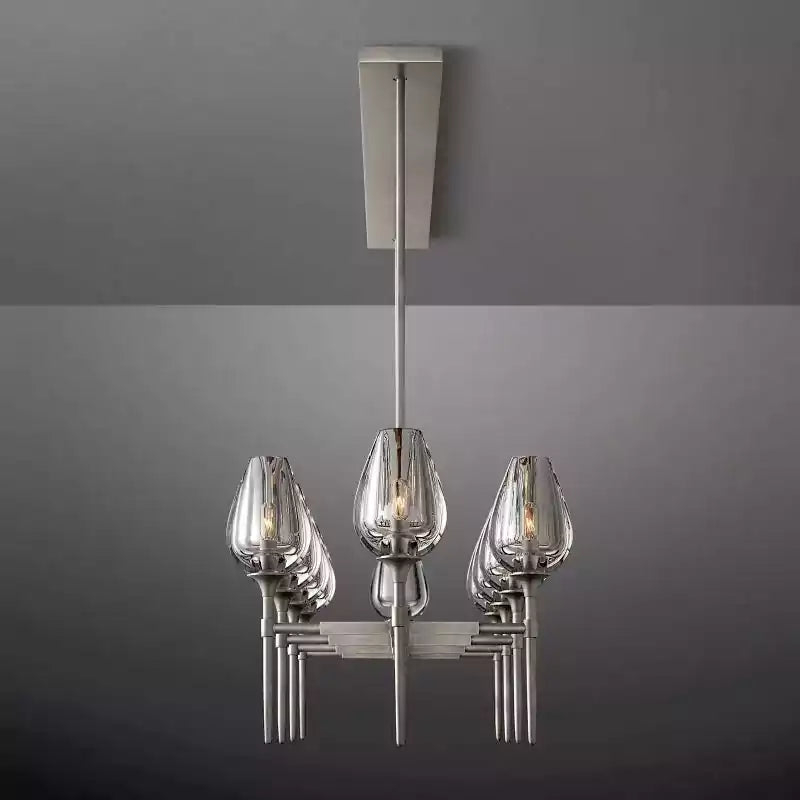 KL Tulipe Linear Chandelier 65"