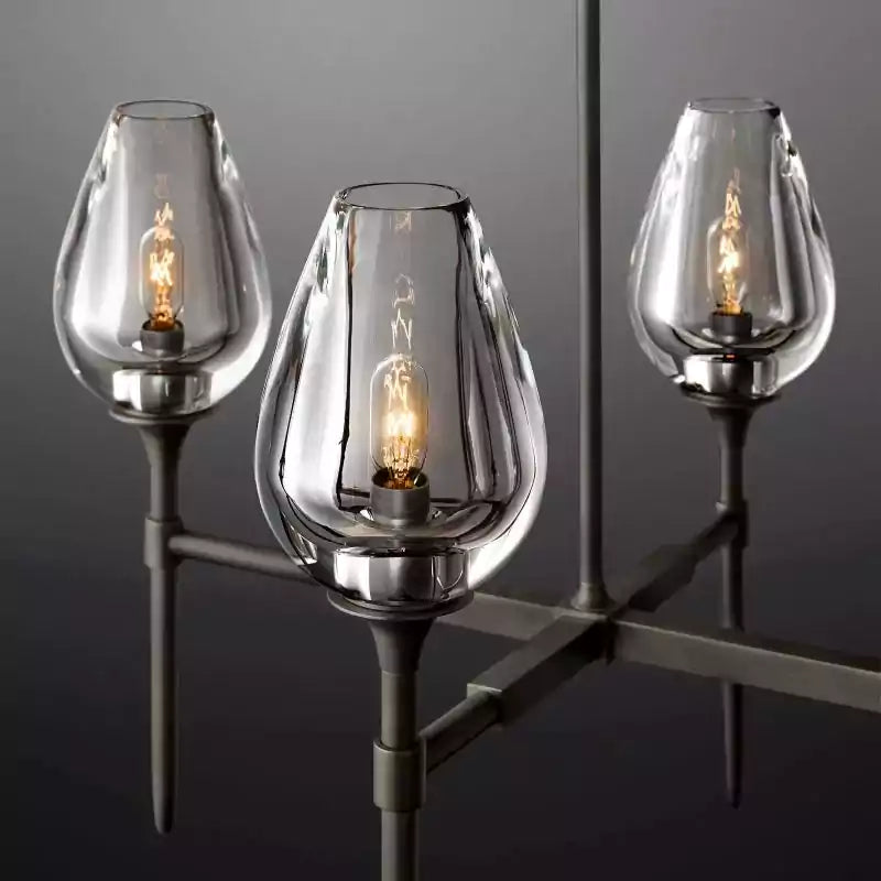 KL Tulipe Linear Chandelier 52"