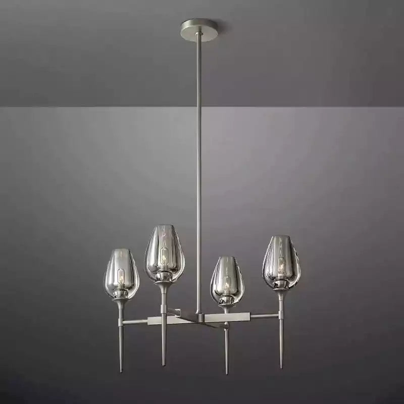 KL Tulipe Round Chandelier 27"