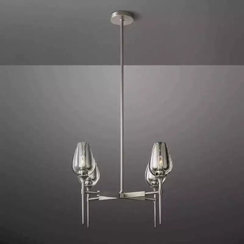 KL Tulipe Round Chandelier 27"